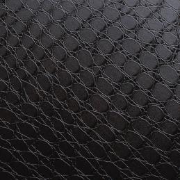 Cover dark nrown leather snake skin